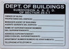 HPD DEP OF BUILDING SUBDIVISION A,B,C,D SIGN