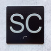 FD ELEVATOR SUB CELLAR SC FLOOR SIGN