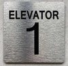 ELEVATOR NUMBER 1 THE PARK AVE LINE COMPLIANCE SIGN