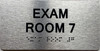 EXAM ROOM COMPLIANCE SIGNS WITH RAISED LETTERS (EXAM ROOM 7)