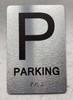 FD FLOOR NUMBER SIGN WITH RAISED LETTERS THE PARK AVE LINE (PARKING)