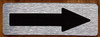 ARROW SIGN WITH RAISED LETTERS/IMAGE