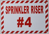 SIGN Sprinkler Riser #3