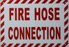 FIRE Hose Connection Sign FIRE Hose Connection Sign