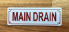 MAIN DRAIN SAFETY SIGN