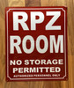 NYC RPZ ROOM SIGN