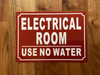ELECTRICAL ROOM COMPLIANCE SIGN