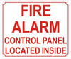FIRE Alarm Control Panel Located Inside Sign-Reflective !!! FIRE Alarm Control Panel Located Inside Sign-Reflective !!!