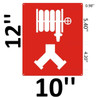 Standpipe Connection/ Standpipe Connection symbol Hpd Sign Standpipe Connection/ Standpipe Connection symbol Hpd Sign