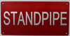 Standpipe -Tactile s   Fire Department Sign