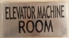 ELEVATOR MACHINE ROOM ELEVATOR MACHINE ROOM