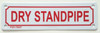 Order the Dry Standpipe Sign (White, Aluminum, 2x7 inch). FDNY & DOB compliant fire safety signage. Compact, durable, and rust-free for quick identification of dry standpipe systems. Order the Dry Standpipe Sign (White, Aluminum, 2x7 inch). FDNY & DOB compliant fire safety signage. Compact, durable, and rust-free for quick identification of dry standpipe systems.