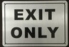 EXIT ONLY Sign EXIT ONLY Sign
