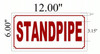 Standpipe   Fire Department Sign Standpipe   Fire Department Sign