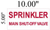 Sprinkler Main Shut-Off Valve Hpd Sign Sprinkler Main Shut-Off Valve Hpd Sign