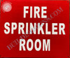 Fire Sprinkler Room Sign Fire Sprinkler Room Sign
