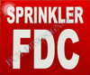 Sprinkler FDC Sign - Sprinkler fire Department Connection Sign Sprinkler FDC Sign - Sprinkler fire Department Connection Sign