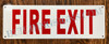 FIRE EXIT   Sign FIRE EXIT   Sign