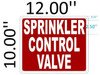 SPRINKLER CONTROL VALVE Hpd Sign