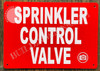 Sprinkler Control Valve Safety Sign Sprinkler Control Valve Safety Sign