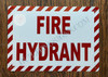 FIRE Hydrant Sign FIRE Hydrant Sign
