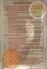 DOOR Fire Safety Notice -FIRE PROOF BUILDINGHpd Sign