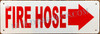 FIRE Hose Right Arrow Dob Sign FIRE Hose Right Arrow Dob Sign