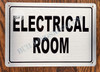 Electrical Room Sign Electrical Room Sign