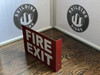 FIRE EXIT Projection- FIRE EXIT 3D Safety Sign