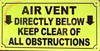 AIR Vent   Sign
