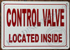 Control Valve Located Inside