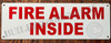 FIRE Alarm Inside Sign