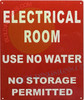 Electrical Room Dob Sign