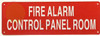 FIRE Alarm Control Panel Room Sign