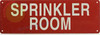 SPRINKLER ROOM Sign