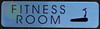 FITNESS Safety Sign FITNESS Safety Sign