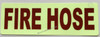 FIRE HOSE, Glow In The Dark Decals Hotel Sign