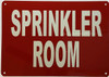 SPRINKLER ROOM Hotel Sign