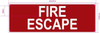 Fire Escape, Fire Safety Hotel Sign Fire Escape, Fire Safety Hotel Sign
