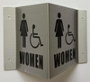 Corridor Women restroom accessible-Women restroom accessible Hallway Corridor Women restroom accessible-Women restroom accessible Hallway