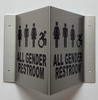Corridor All gender restroom accessible-All gender restroom accessible Hallway Hotel Sign Corridor All gender restroom accessible-All gender restroom accessible Hallway Hotel Sign