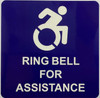 RING BELL FOR ASSISTANCE STICKER/DECAL Fire Deparment Sign RING BELL FOR ASSISTANCE STICKER/DECAL Fire Deparment Sign