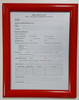 LOBBY FIRE SAFETY PLAN FRAME - RED LOBBY FIRE SAFETY PLAN FRAME - RED