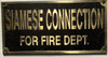 Cast Aluminum - cast bronze color/cast brass color Sign