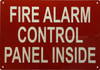 FIRE ALARM CONTROL PANEL INSIDE