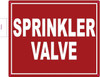 SPRINKLER VALVE Safety Sign SPRINKLER VALVE Safety Sign