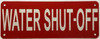 Gas Shut-off Hotel Sign Gas Shut-off Hotel Sign