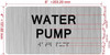 ADA WATER PUMP Safety Sign