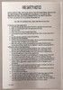 DOOR "Fire Safety Notice" - Non Fire Proof Building  Sign DOOR "Fire Safety Notice" - Non Fire Proof Building  Sign
