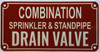 COMBINATION SPRINKLER AND STANDPIPE DRAIN VALVE